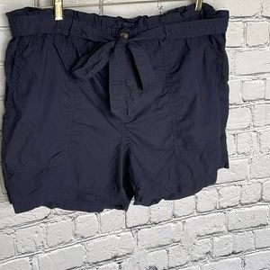 Lou & Grey Womens Cotton Navy Shorts Size L